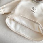 [73-120cm] おうち 刺繍 裏起毛 スウェット - Image 10