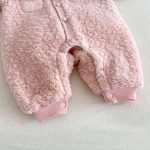 [66-90cm] シャネル風 裏起毛 カバーオール - Image 10