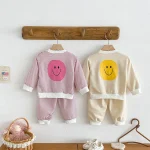 [80-130cm] 笑顔ボーダー セットアップ - Image 8