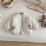 [73-120cm] 刺繍 カートゥーン リバーシブル コート - Image 19