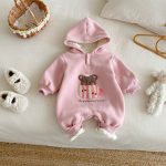 [66-90cm] アニマル 刺繍 カバーオール - Image 3