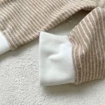 [66-90cm]ハート柄 ボーダー セットアップ - Image 7