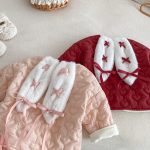 [73-120cm] 大きな耳付き 中綿アウター