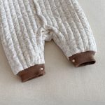 [66-90cm] フード付き 花柄 カバーオール - Image 10