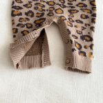 [66-120cm]レオパード ニット カバーオールorセーター - Image 17