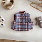 [73-120cm] 刺繍 カートゥーン リバーシブル ベスト - Image 15