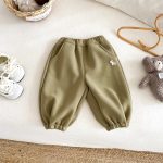 [73-120cm] キャラクター 刺繍 ジョガー パンツ - Image 8