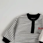 [66-90cm] 韓国風 英字プリント オールインワン - Image 6