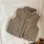 [80-130cm] チェック ベスト - Image 6