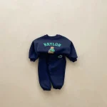 [66-110cm] 熊柄 ロンパース  or セットアップ - Image 17