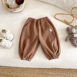 [73-120cm] キャラクター 刺繍 ジョガー パンツ - Image 3