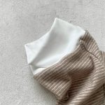 [66-90cm]ハート柄 ボーダー セットアップ - Image 4