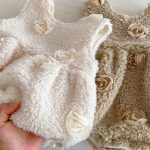 [66-90cm] 立体フラワー ロンパース - Image 12