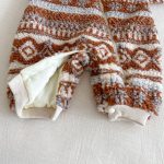 [66-90cm]カートゥン 裏起毛 カバーオール&帽子セット - Image 7