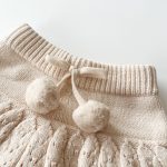 [66-100cm]手編みボール ラウンドネック ニット セットアップ - Image 16