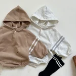 [66-90cm] フーディ ロンパース - Image 7