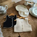 [73-100cm] 韓国風 シンプル ベスト - Image 3