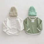 [66-100cm] ボタン シンプル トップス