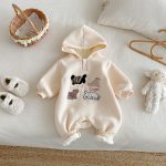 [66-90cm] アニマル 刺繍 カバーオール - Image 2