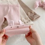 [73-120cm] キャラクター 刺繍 レギンス - Image 12