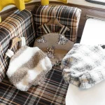 [66-90cm] 韓国風 チェックorウサギ サロペット ロンパース - Image 5