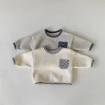 [73-100cm] シンプル ポケット付き トップス