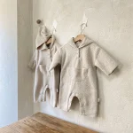 [73-100cm] 韓国風 フード付き オールインワン - Image 6