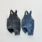 [80-130cm] ポケット付き サロペット - Image 2