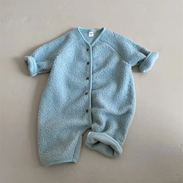 [66-90cm] バック英字プリントボア オールインワン