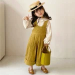 [90-130cm] トップス+オールインワン セットアップ