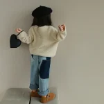 [90-140cm] 花柄 セーター - Image 5