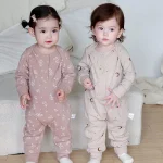 [66-100cm] ヨーロッパ風 小花柄 オールインワン - Image 9