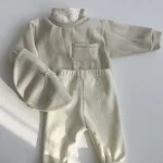 [66-90cm] シンプル ボア付き レギンス - Image 20