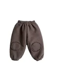 [73-100cm] 韓国風 ノーカラー ボトムス - Image 4