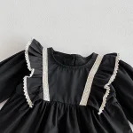 [66-110cm] 肩フリル ワンピース or ロンパース - Image 5