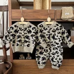 [73-110cm]レオパード カーディガン or オールインワン - Image 4