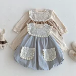 [73-110cm] レース襟 ワンピースor インナーシャツ - Image 16