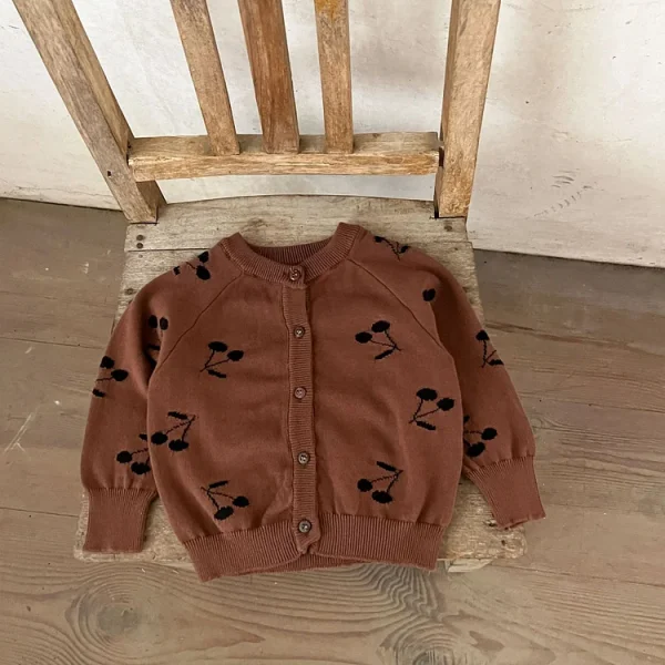 [66-100cm]月柄 カーディガン