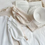 [66-90cm] パフスリーブノーカラー ロンパース    LB5493 - Image 14