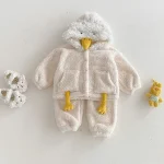 [73-110cm] アヒルデザインボア セットアップ - Image 12