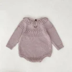 [66-90cm] フリル襟 ロンパース - Image 6