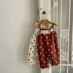 [66-90cm] ドット サロペット - Image 12