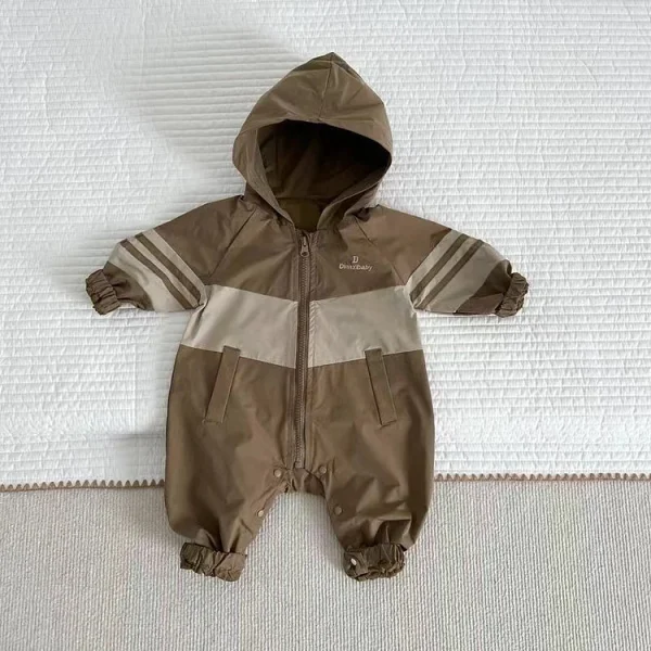 [66-90cm] フート付き オールインワン