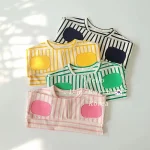 [73-110cm] ボーダー シャツ - Image 7