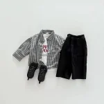 [73-120cm] ポケット付き カジュアル パンツ - Image 9