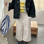 [80-150cm] ポケット付き デニム アウター - Image 5