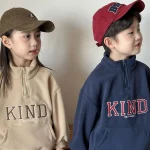 [80-150cm] 英字柄 フリース セットアップ - Image 6