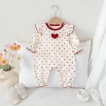 [66-90cm]ベビー ロンパース ハート柄 可愛い ガーリー - Image 7