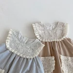 [73-110cm] レース襟 ワンピースor インナーシャツ - Image 14