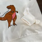 [80-130cm] 恐竜プリント トレーナー - Image 3